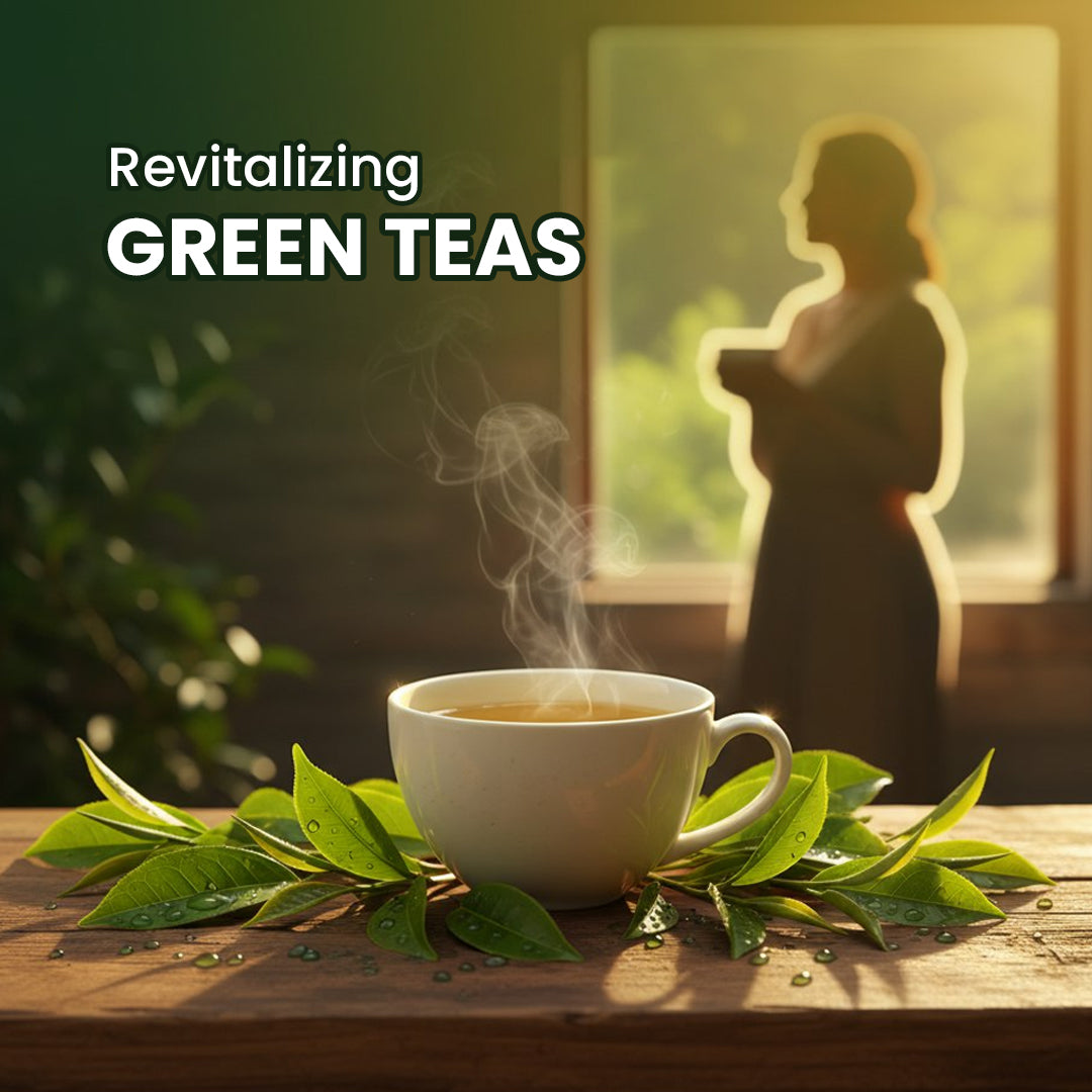 Revitalizing Green Teas