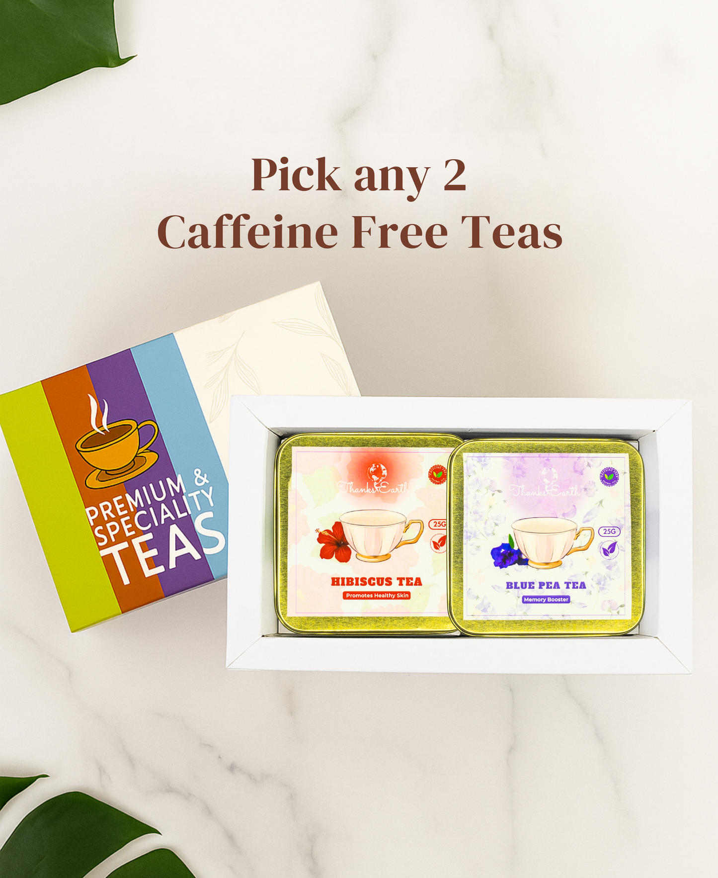 Curated Tea Duo Box – Select Any 2 Caffeine-Free Teas