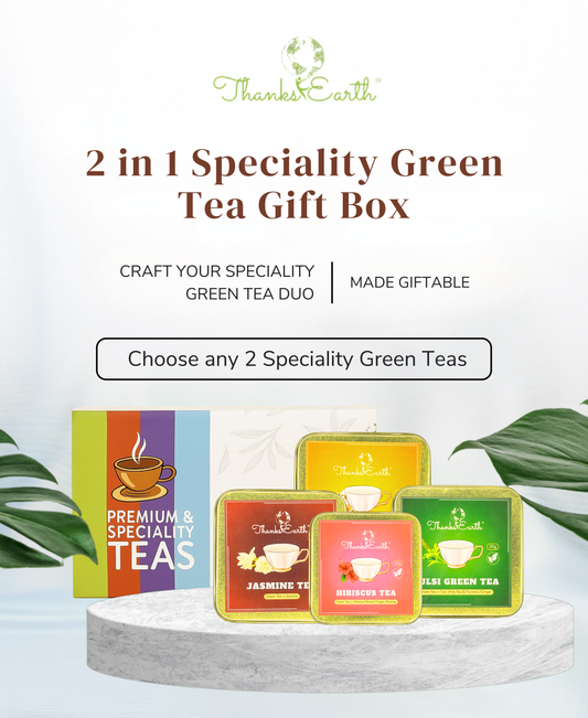 Curated Tea Duo Box – Select 2 Speciality Green Tea Blends