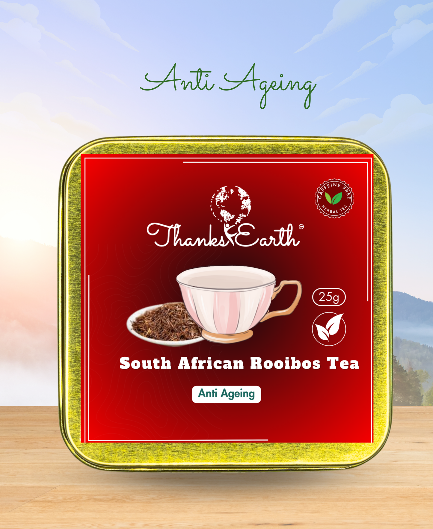 South African Rooibos Tea | Caffeine-Free | Herbal Wellness Tea