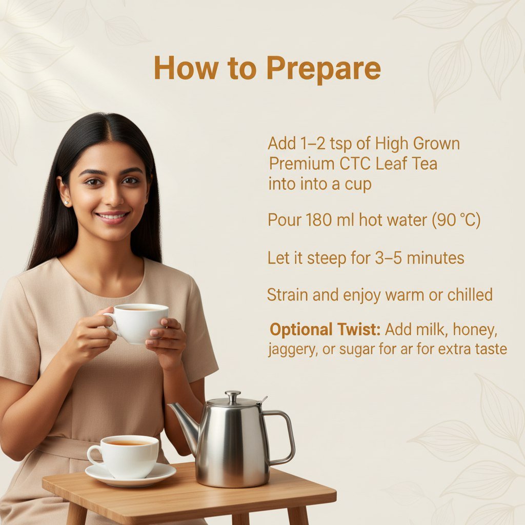 High Grown Premium CTC Leaf Tea