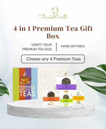Curated Tea Gift Box – Select 4 Premium Tea Blends