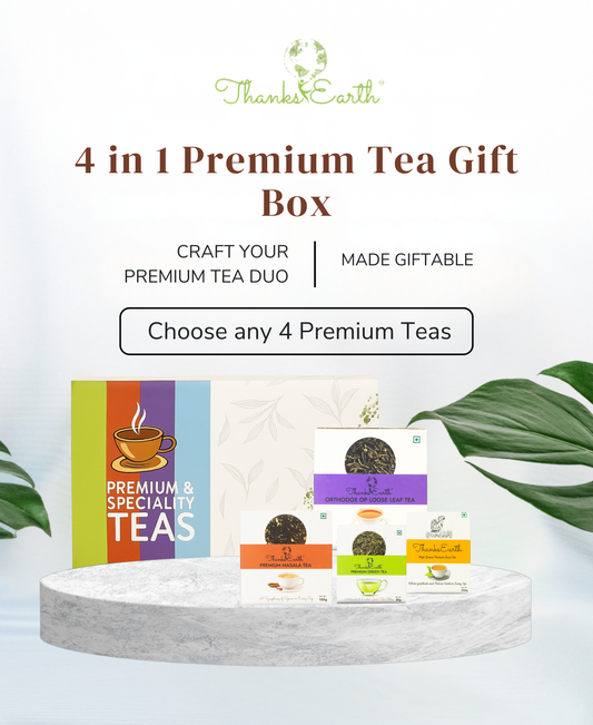 Curated Tea Gift Box – Select 4 Premium Tea Blends