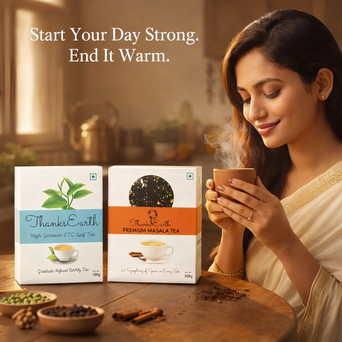 Classic Chai Duo – High Grown Premium CTC Leaf & Masala Tea Combo