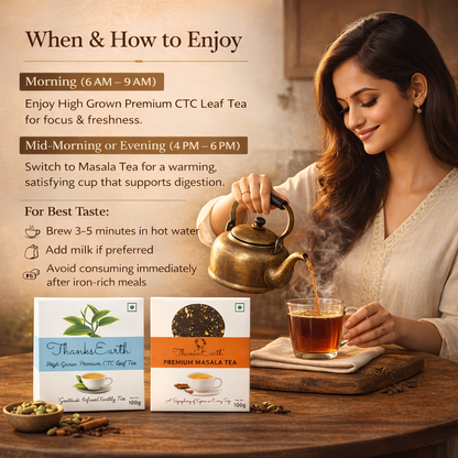 Classic Chai Duo – High Grown Premium CTC Leaf & Masala Tea Combo
