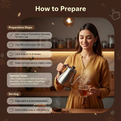 Chocolate tea
