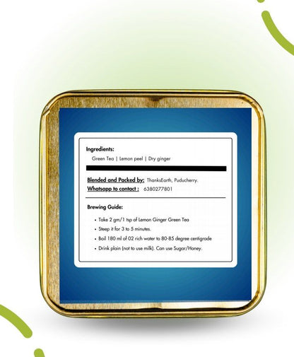 Lemon Ginger Green Tea