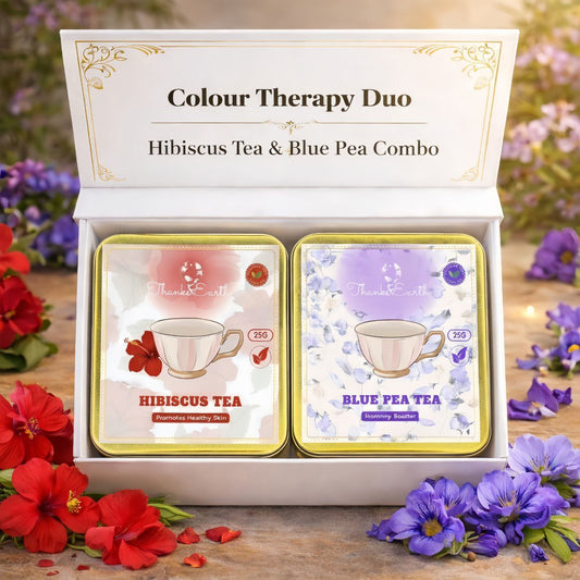 Colour Therapy Duo – Hibiscus Tea & Blue Pea Tea Combo