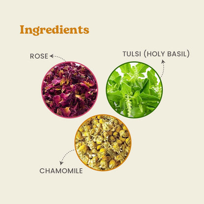 Rose Tulsi Chamomile Harmony Tea