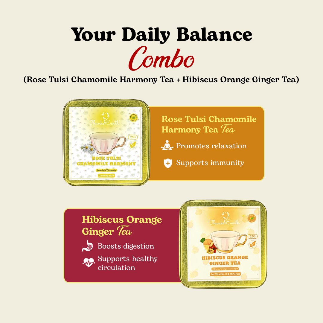 Rose Tulsi Chamomile Harmony Tea