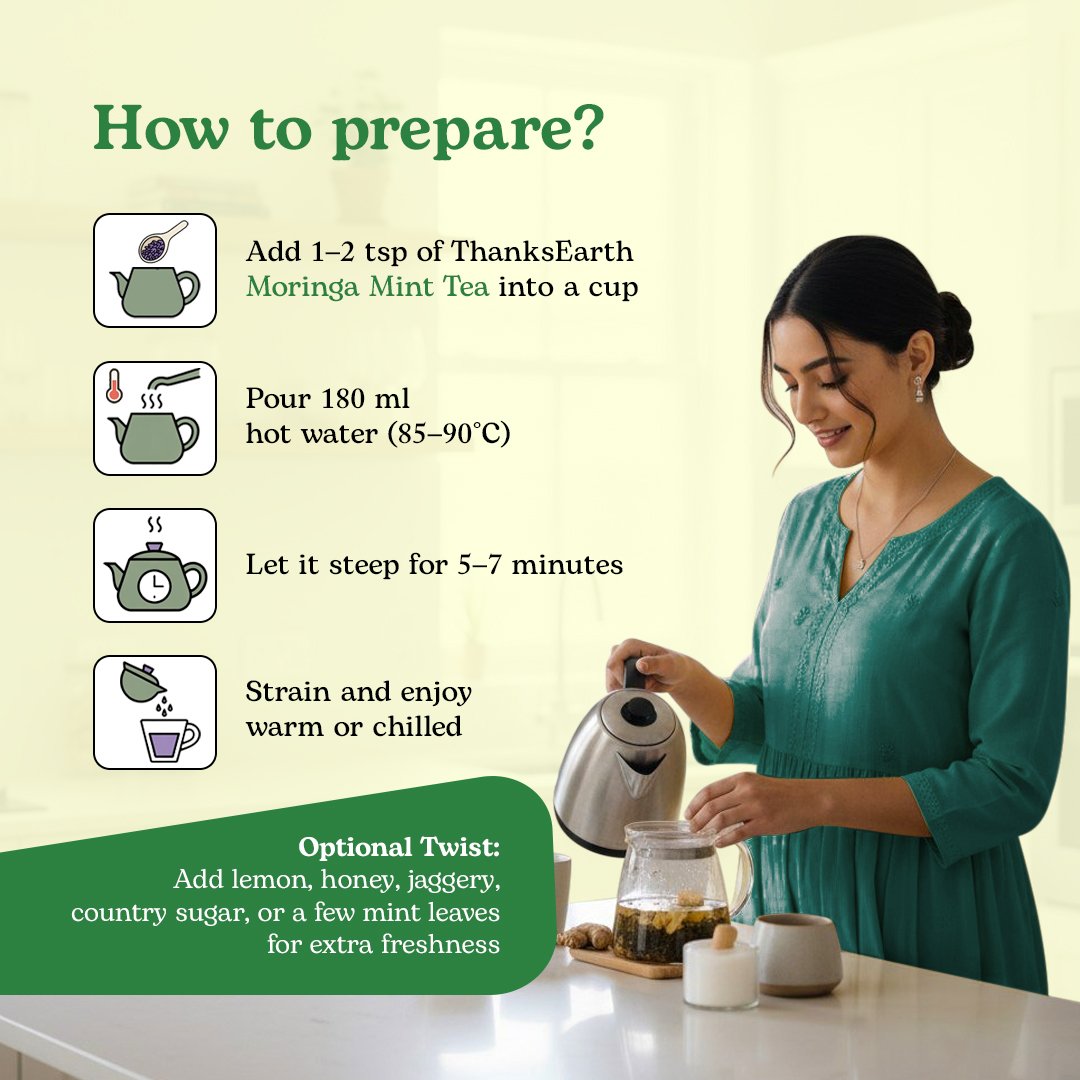 Moringa Mint Tea