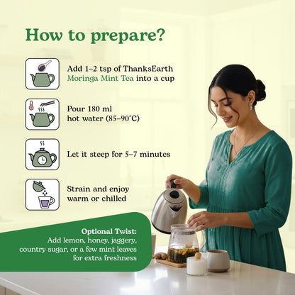 Moringa Mint Tea