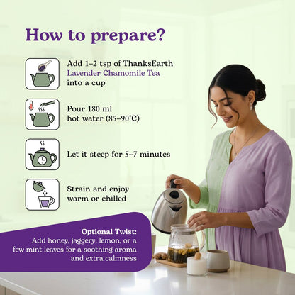 Soothing Lavender Chamomile Tea